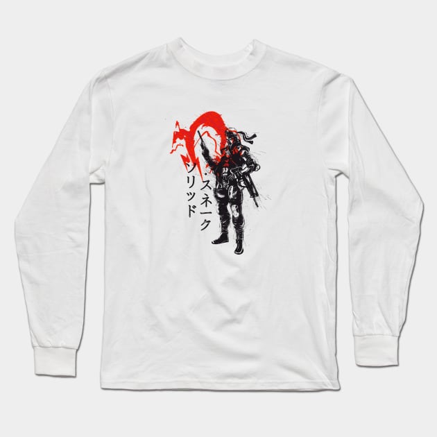 Traditional Snake Long Sleeve T-Shirt by Donnie